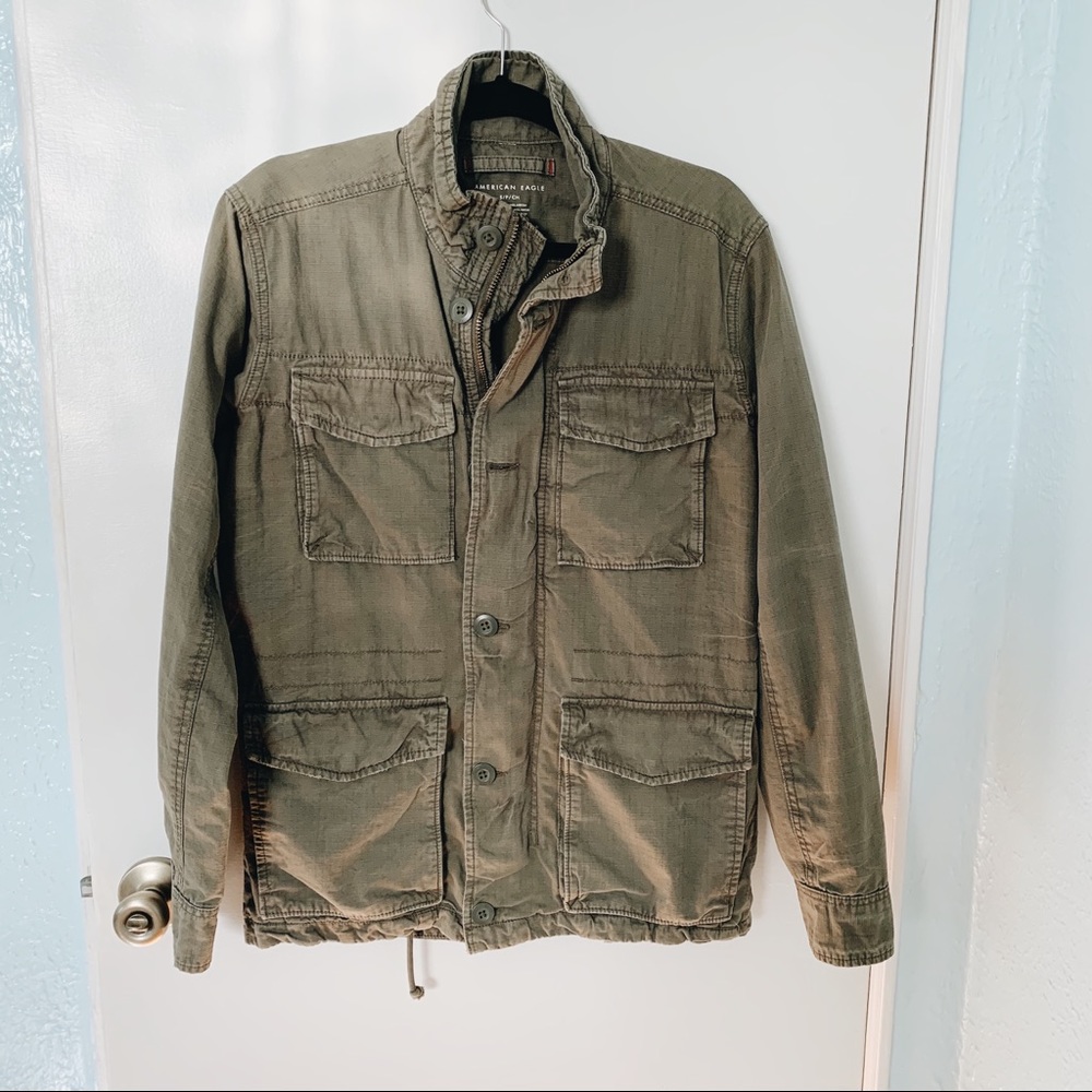 American Eagle Men’s Rip stop Cargo Jacket